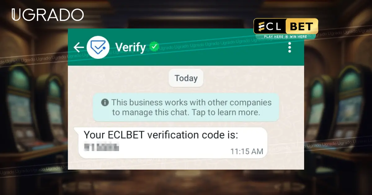 WhatsApp one-time code