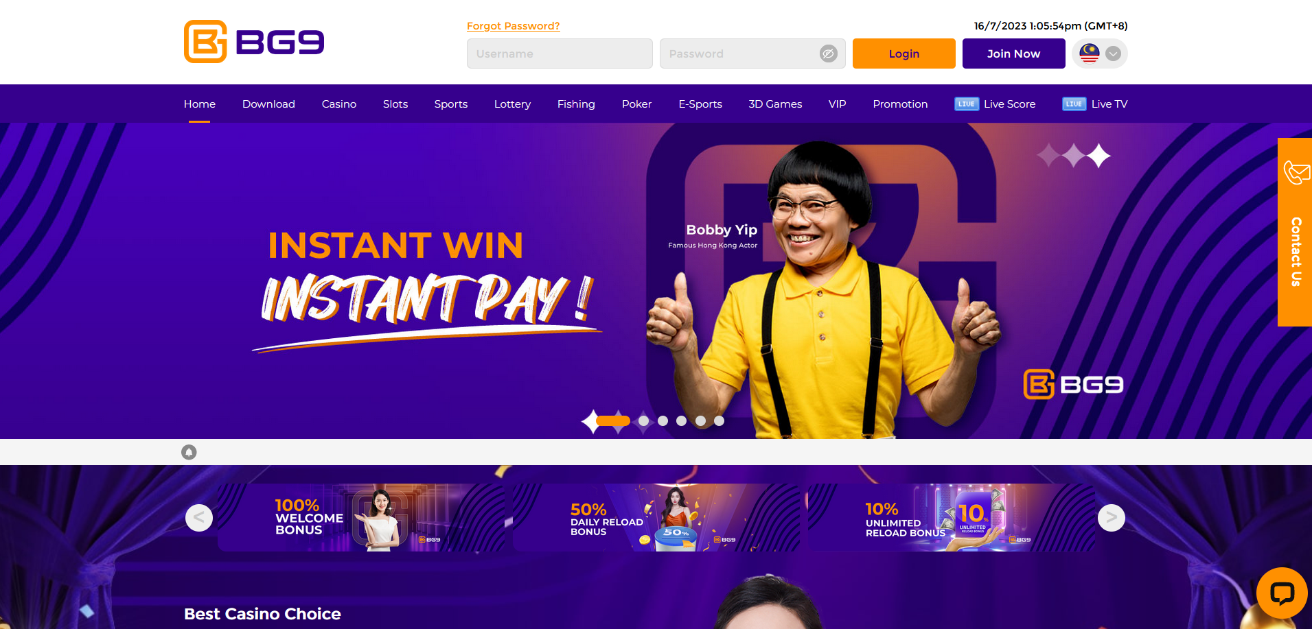 bg9 casino website