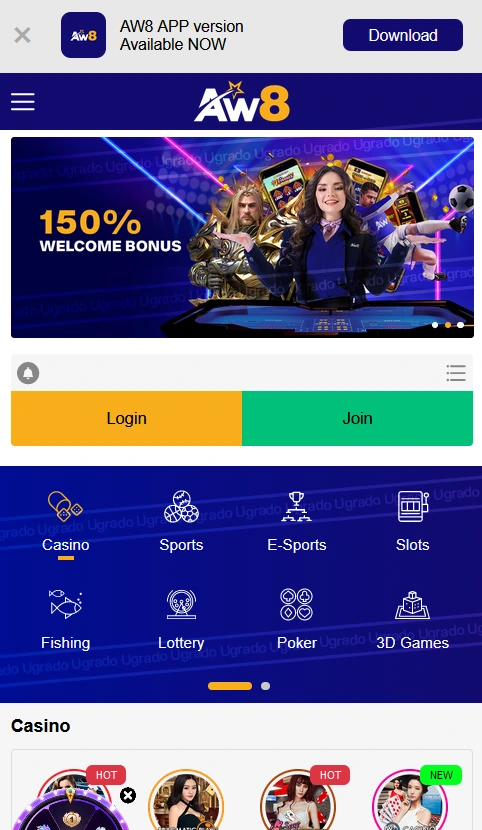 AW8 online casino Malaysia