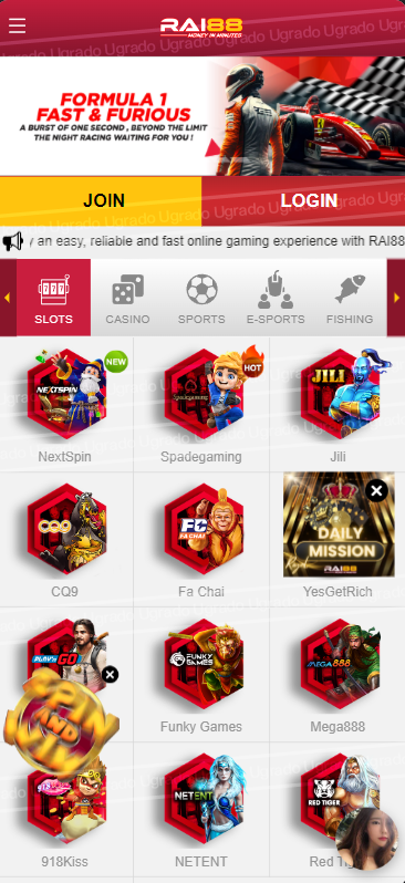 rai88 casino in Singapore